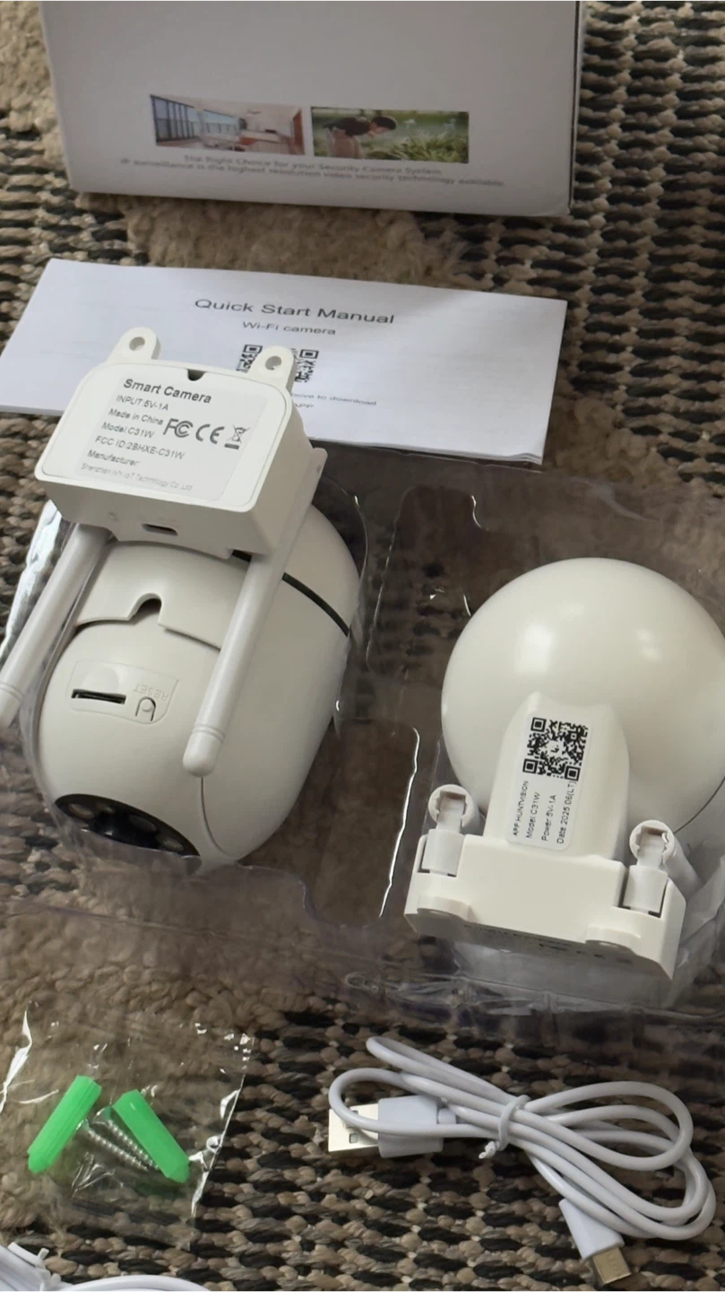 SET OF 4 AI WIRELESS SECURITY CAMERAS. BRAND NEW - photo 2