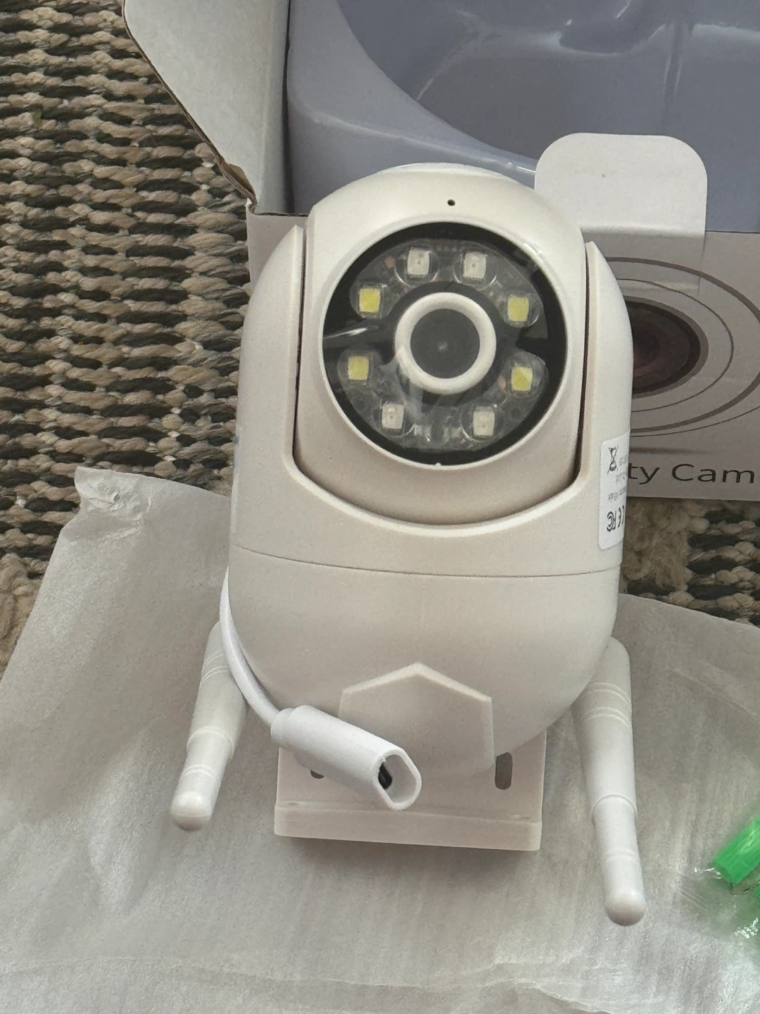 4K WIFI SECURITY CAMERA LIVE NOTIFICATIONS