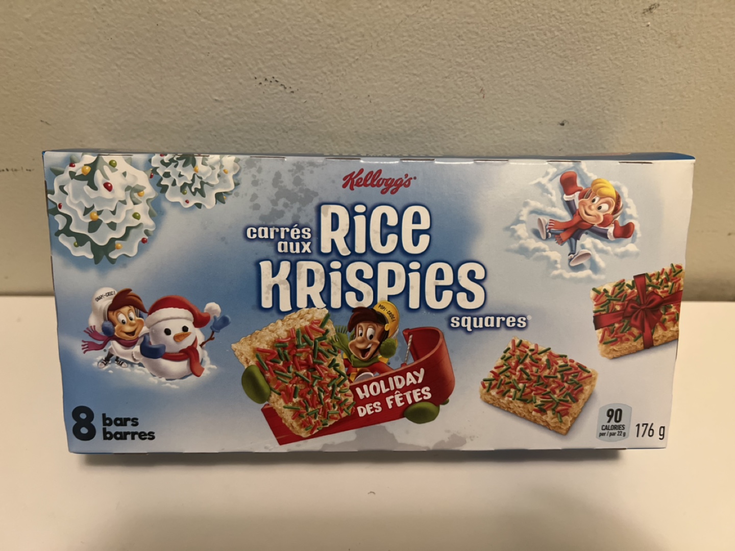 Kellogg's Rice Krispies Squares Holiday Edition Bars