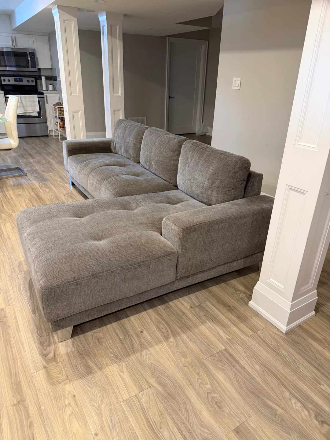Grey Sectional Sofa - photo 3