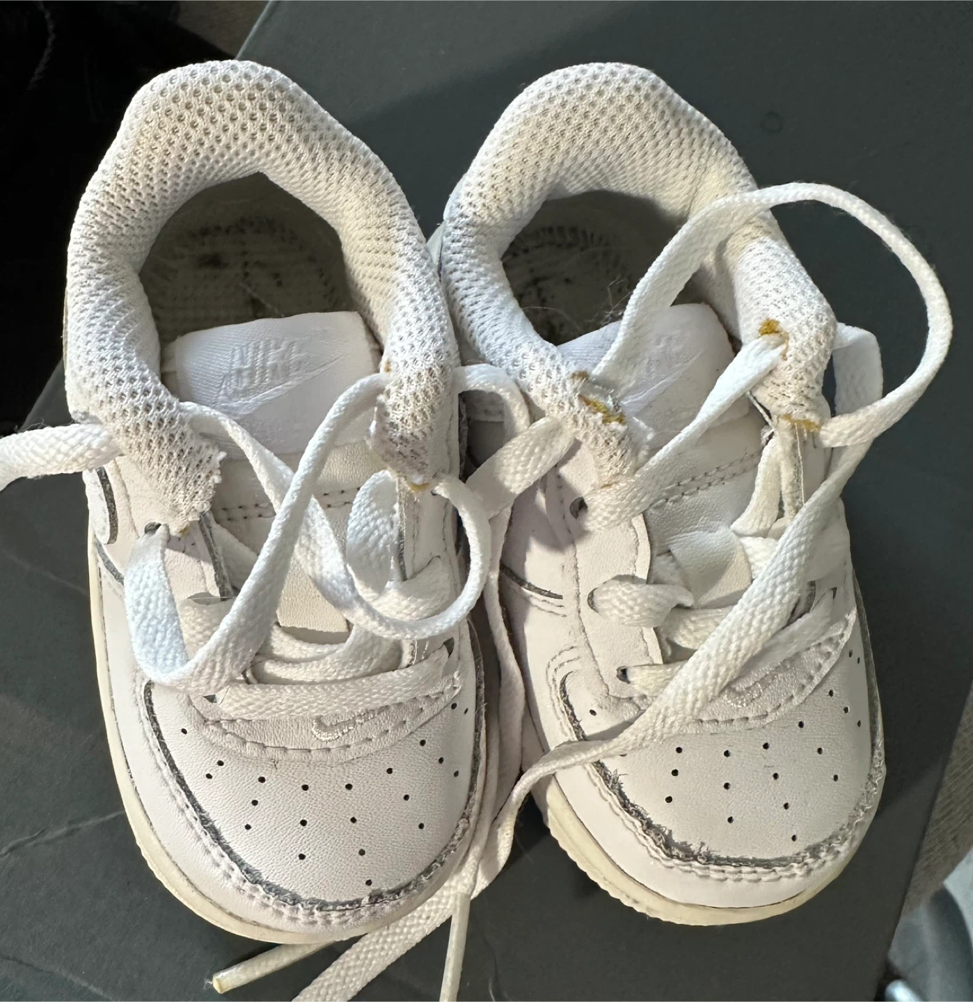 Nike Air Force 1 Crib Shoes Toddler White - photo 2