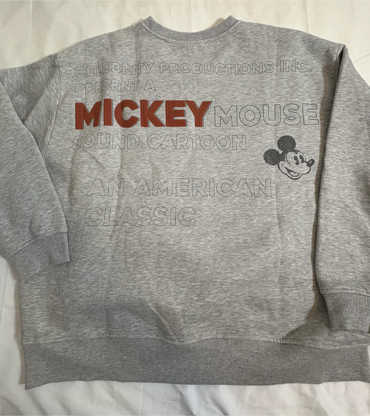 Primark Mickey Mouse "An American Classic" Graphic Sweatshirt XL - photo 2