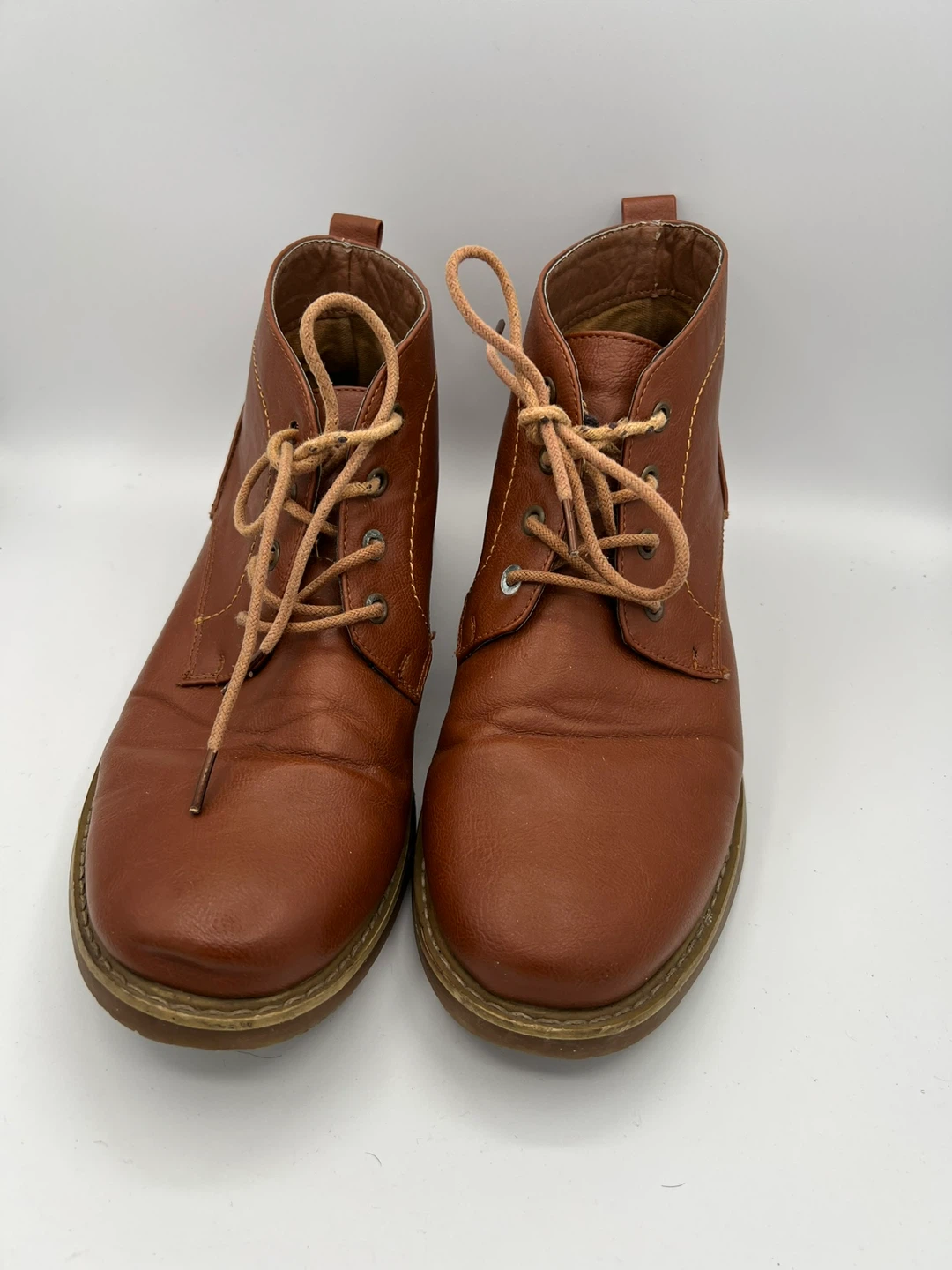 Brown Leather Chukka Boots