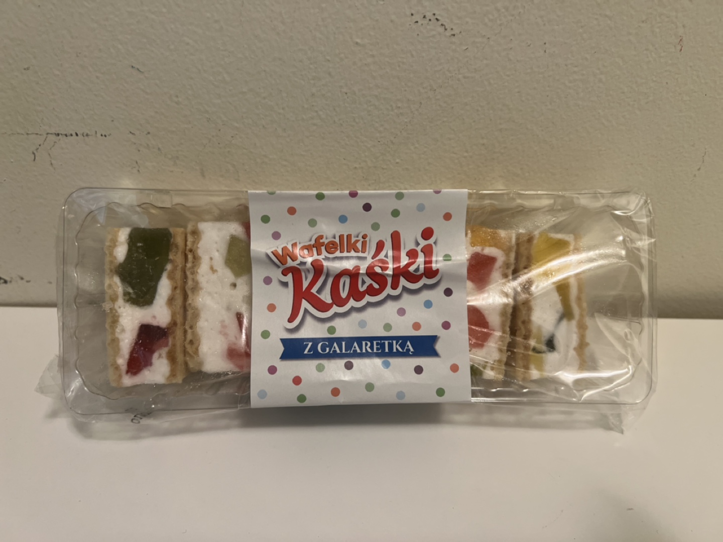 Wafelki Raski Z Galaretką Wafer Rolls