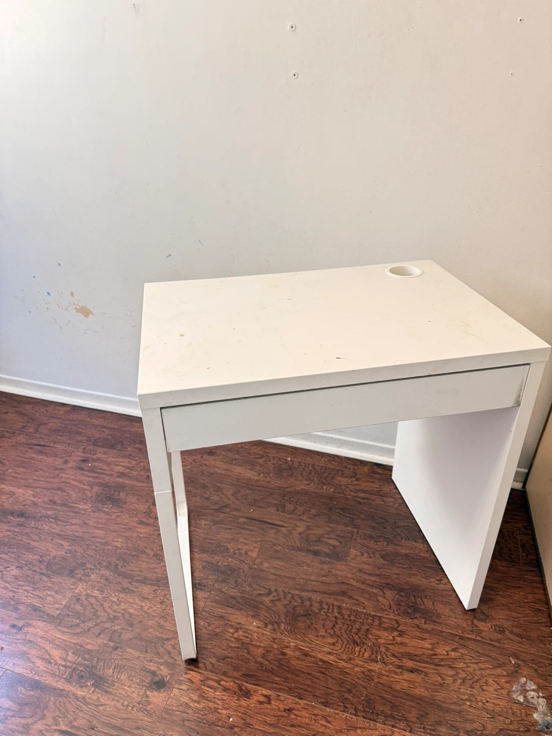 Work or study Desk with Drawer and Cable Hole