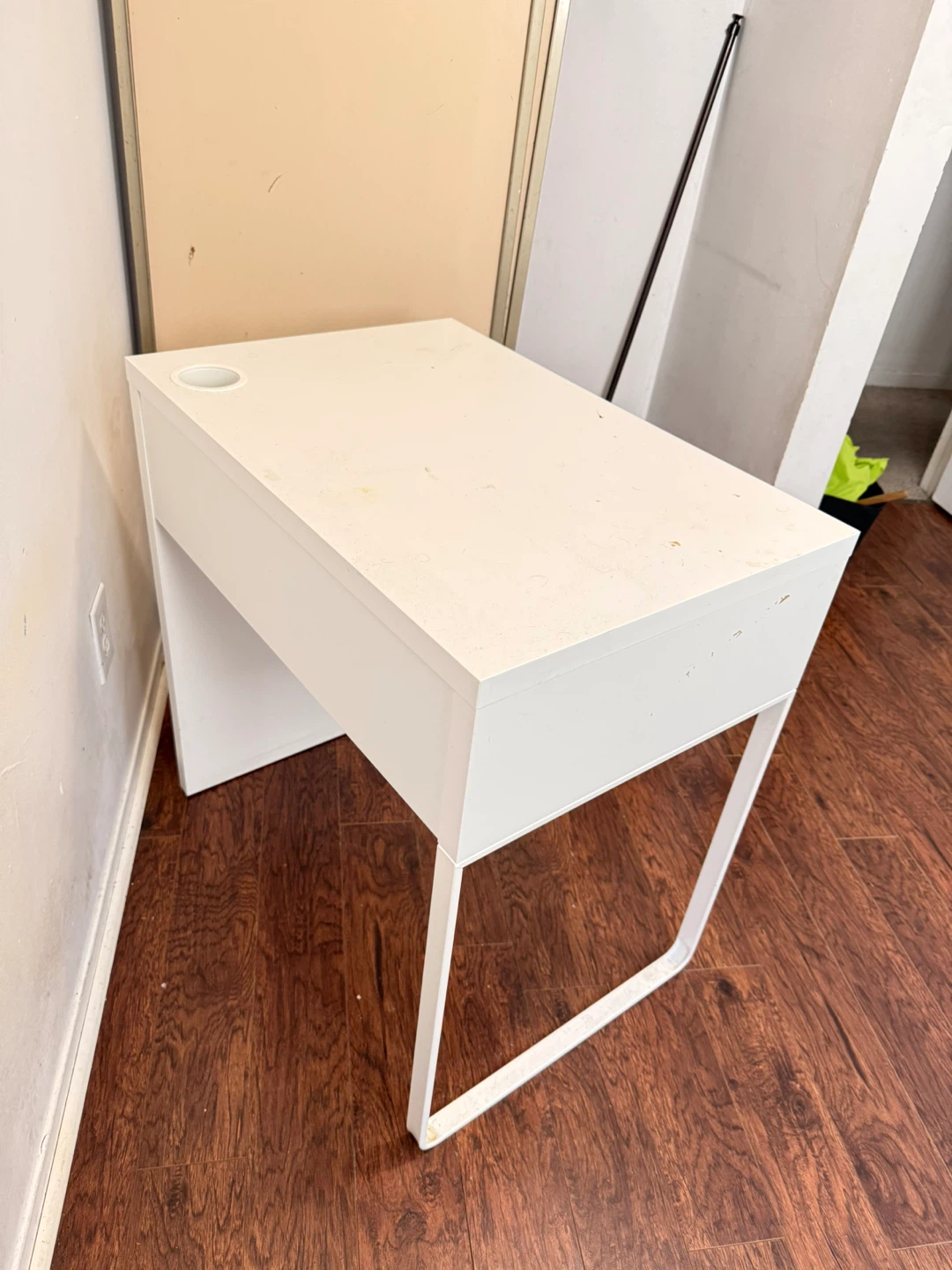 Work or study Desk with Drawer and Cable Hole - photo 3