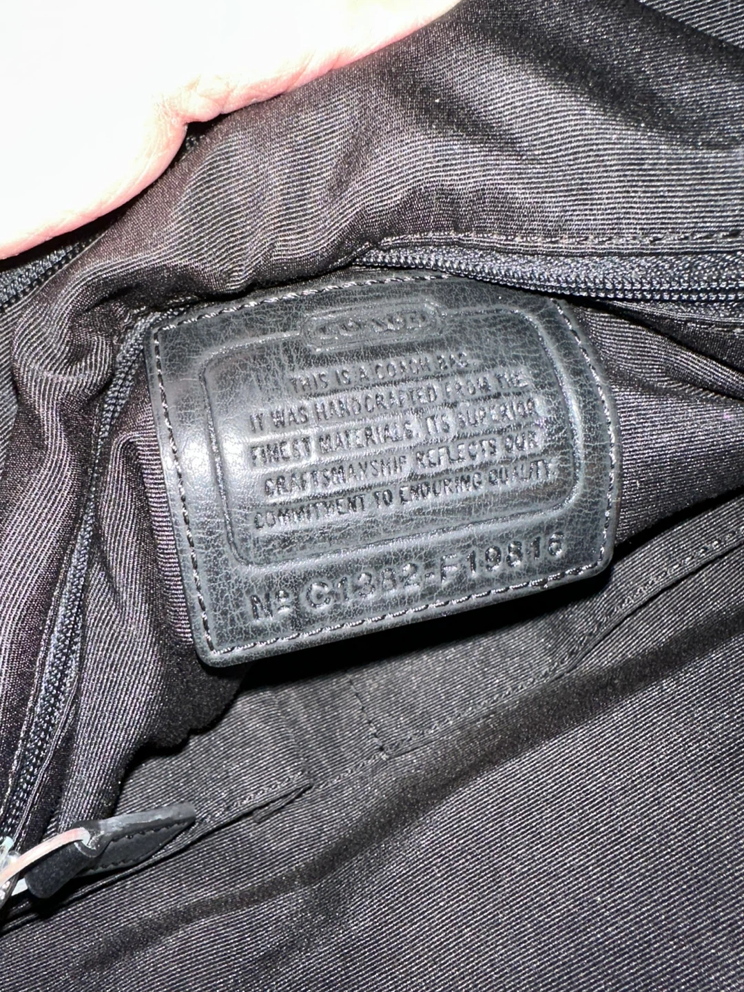 Coach Black Monogram Tote Bag - photo 2