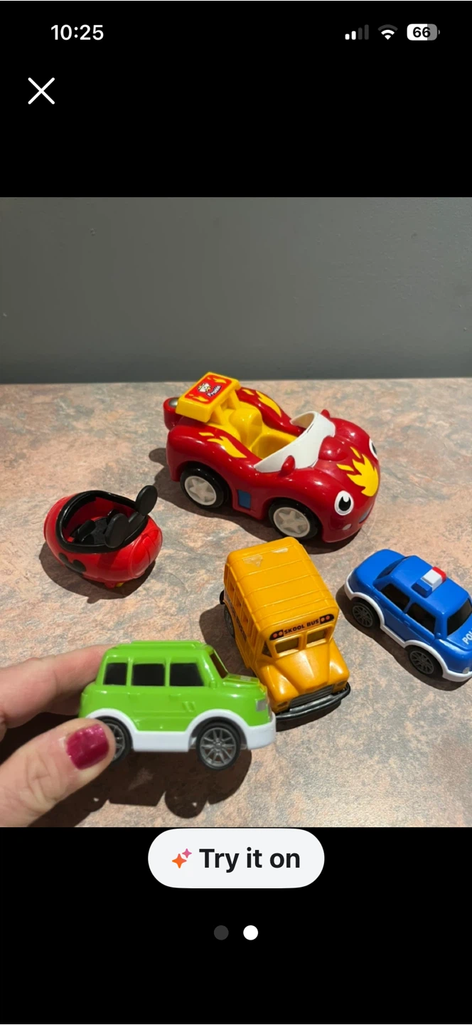 🧡Toy Cars Set - Police car, School Bus, Race Car & More