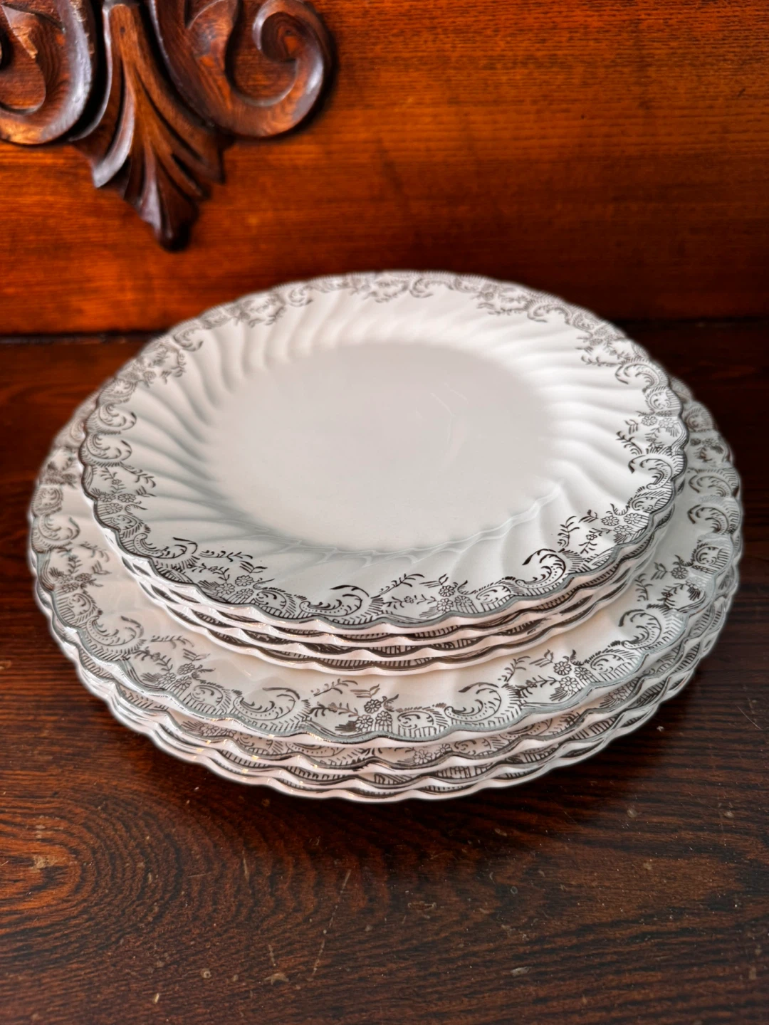 Johnson Bros Snowwhite Regency Ironstone Dinner Set - photo 4