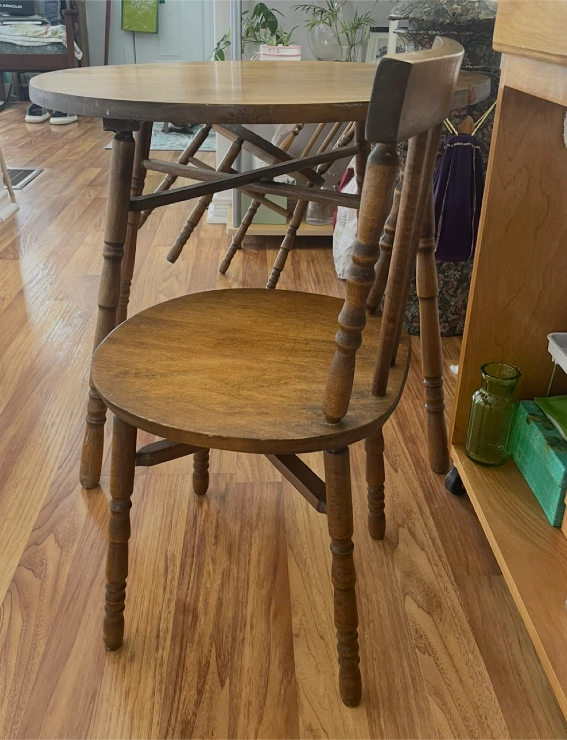 🌱Wooden  children’s Kitchen Table and Chair Set - photo 2