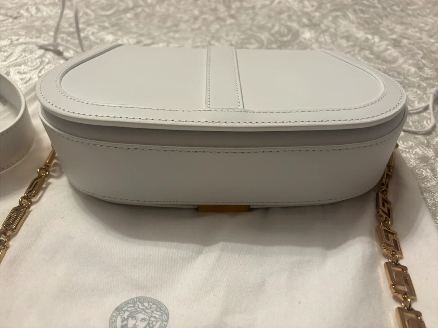 Brand new authentic Versace white shoulder bag - photo 5