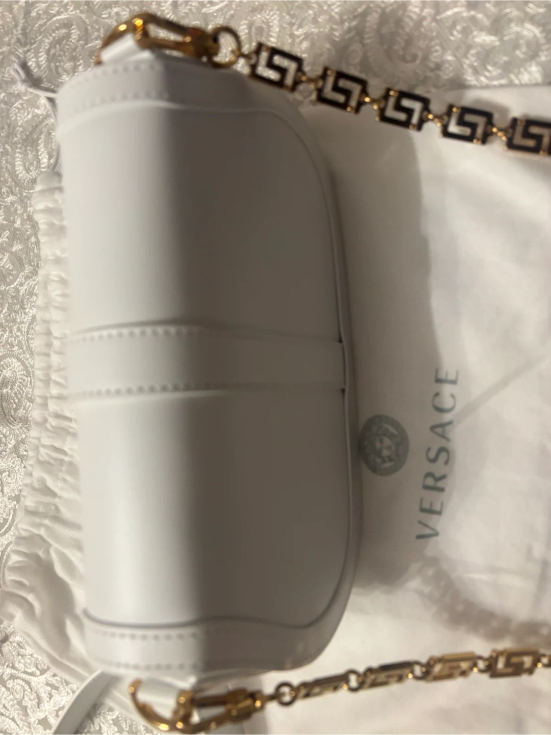 Brand new authentic Versace white shoulder bag - photo 4