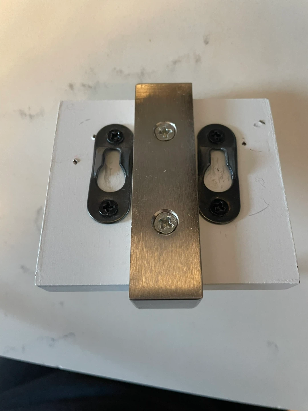 White Wall Shelf Bracket x3 - photo 2