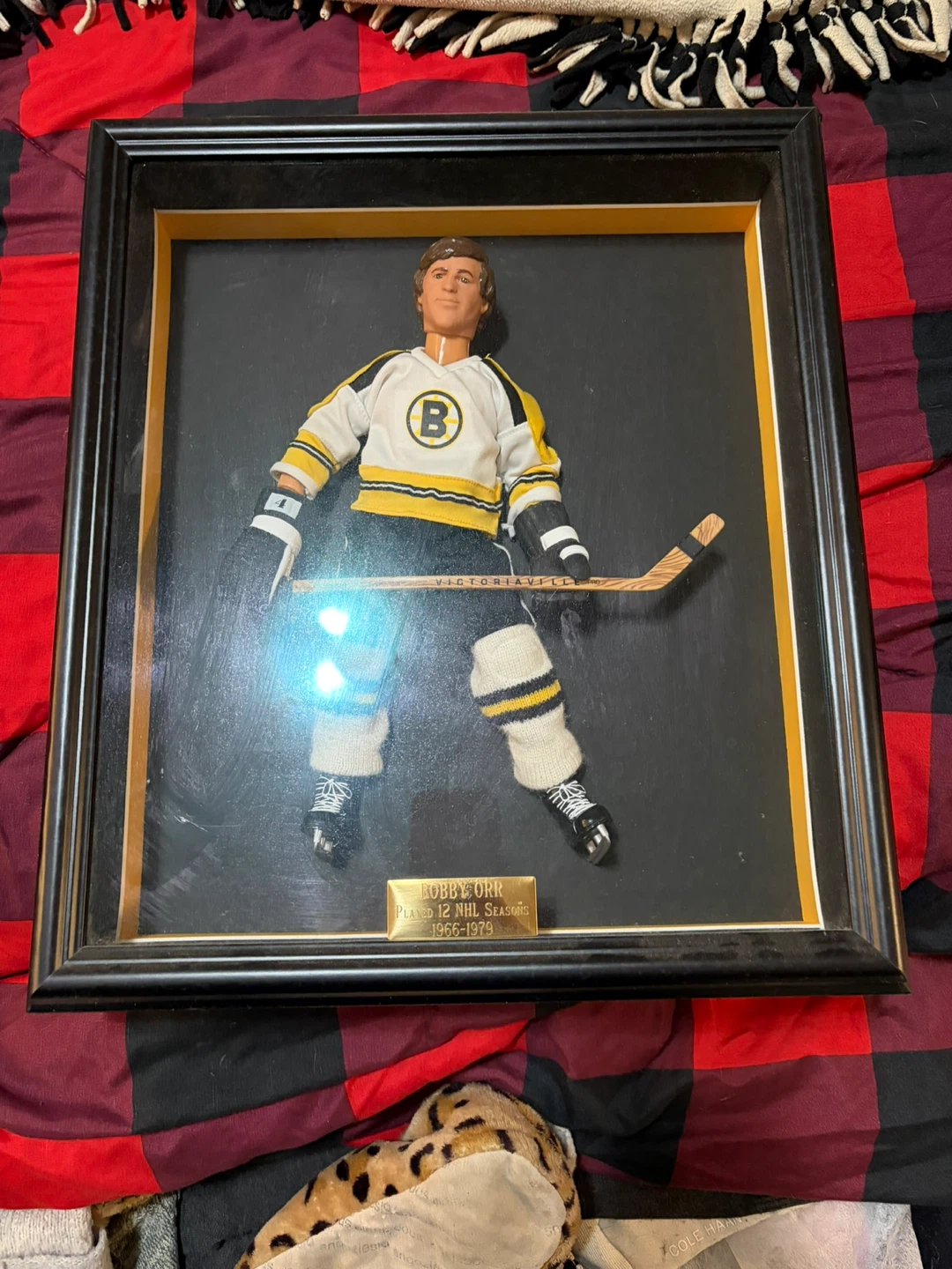 Bobby Orr Framed Hockey Figure - photo 4
