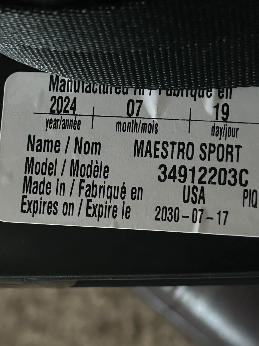 Evenflo Maestro Sport Car Seat - photo 3