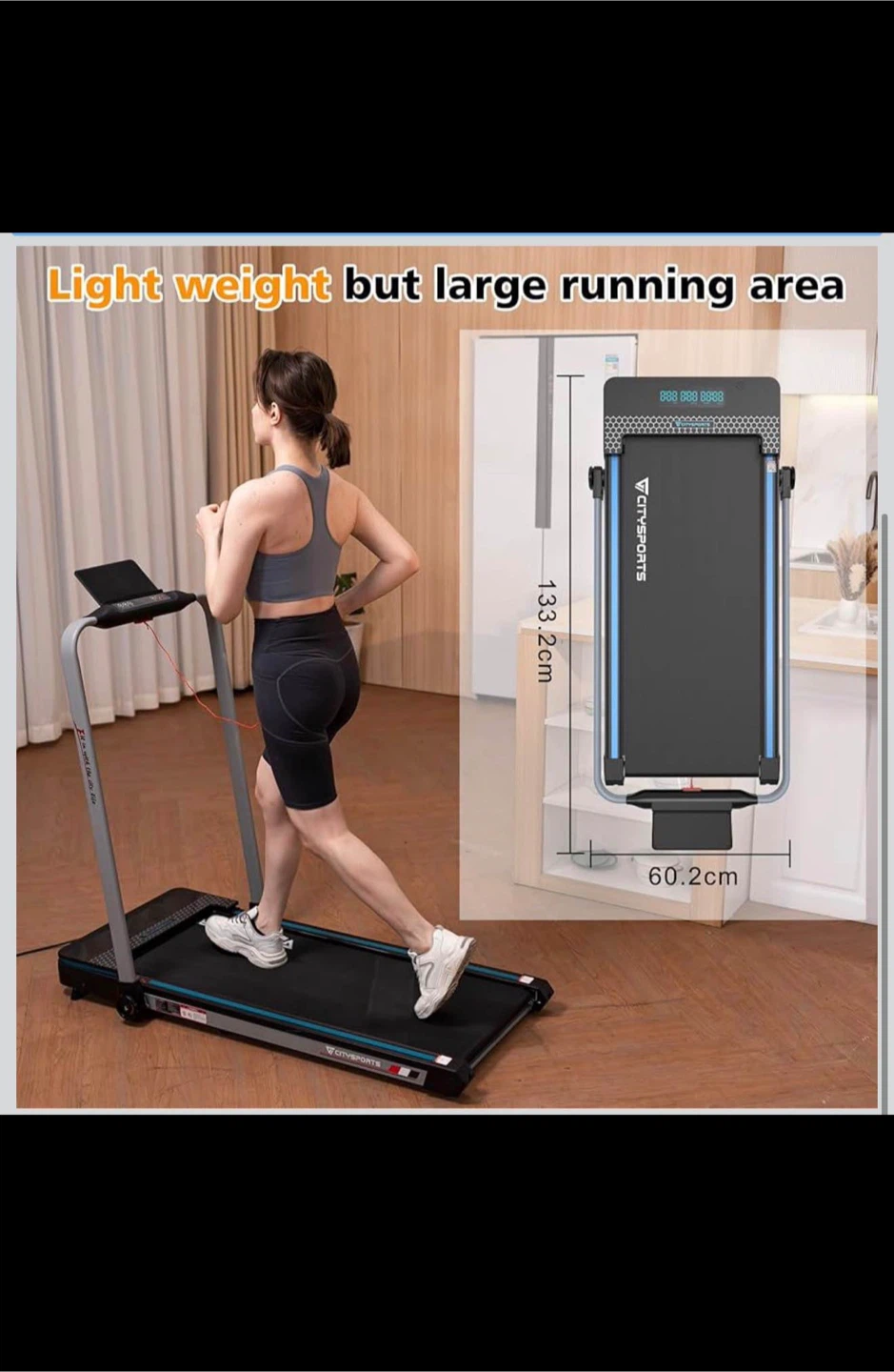 CITYSPORTS Electric Treadmill CS-WP3 - photo 4