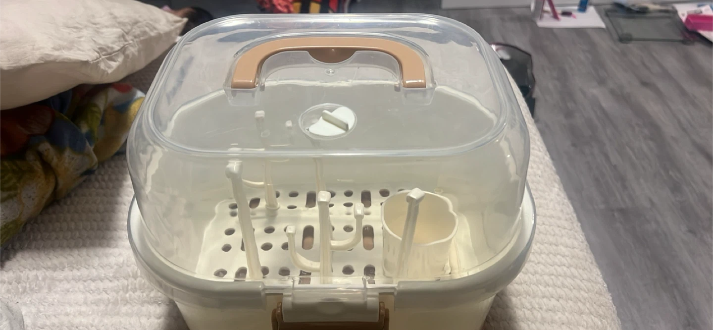 Baby Bottle Drying Rack with Cover - photo 3