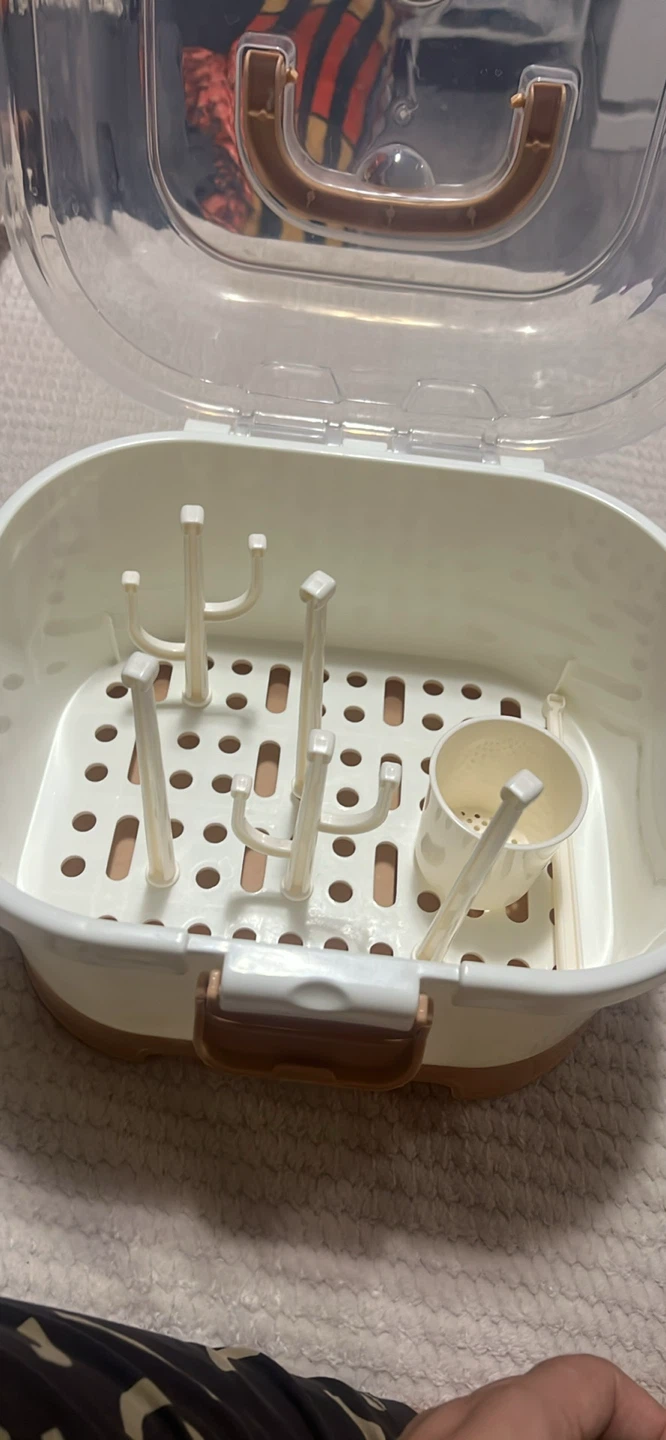 Baby Bottle Drying Rack with Cover - photo 4