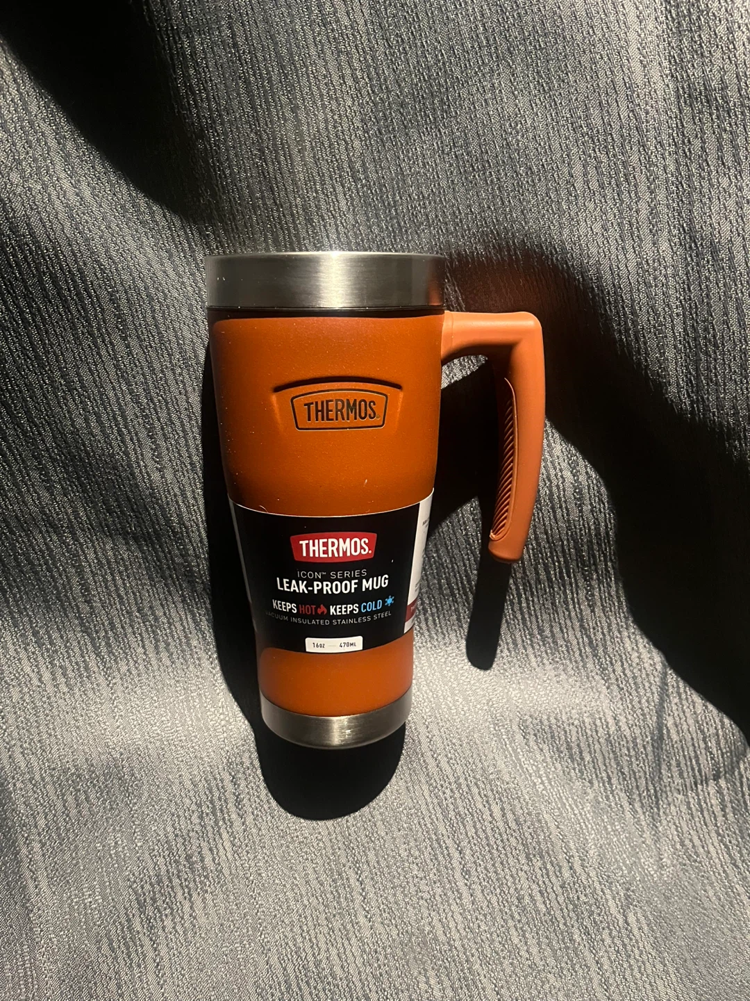 Thermos Icon Series Leak-Proof Mug - Orange