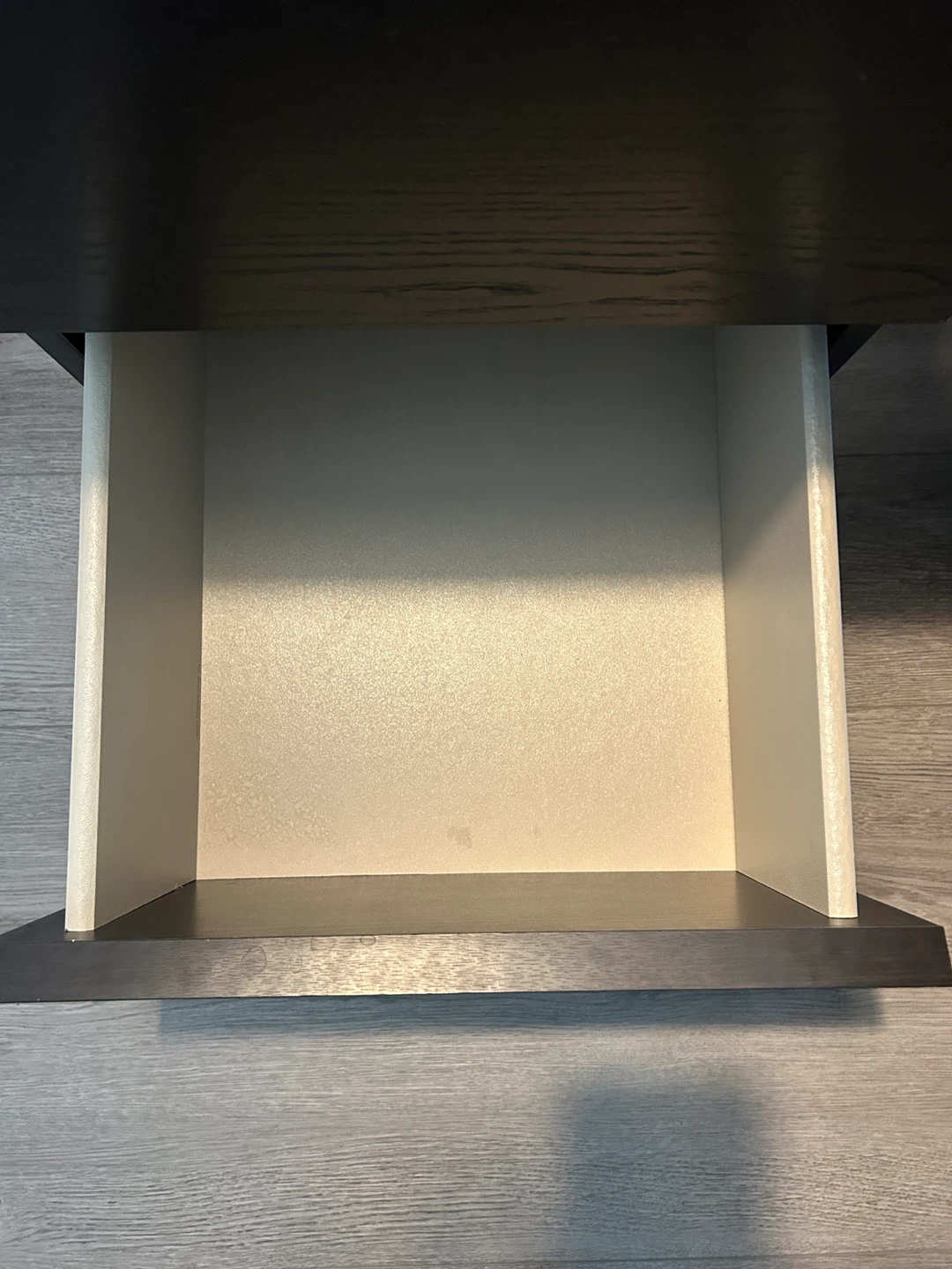 MALM Black 2-Drawer Nightstand - photo 5