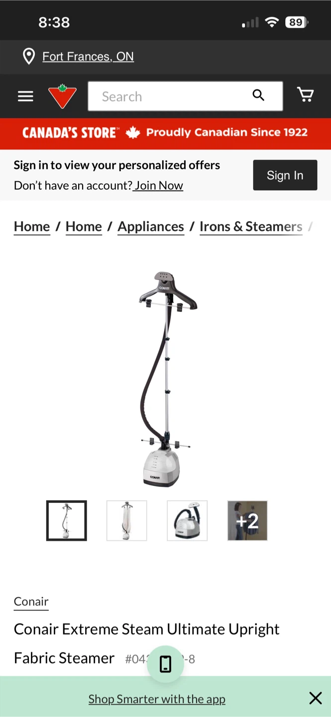 Conair Extreme Steam Ultimate Upright Fabric Steamer - photo 2
