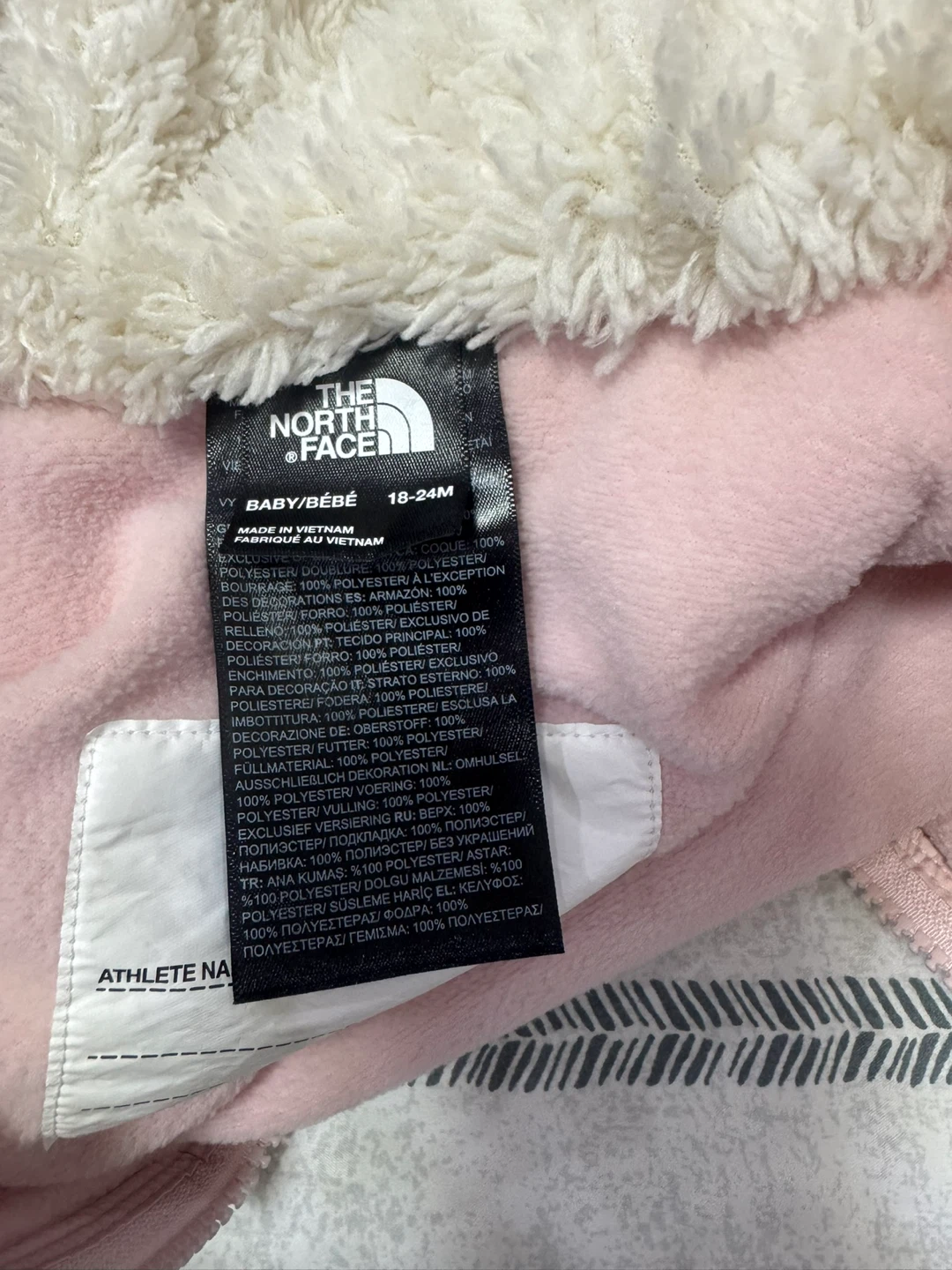 The North Face Baby/Toddler Pink Snowsuit Bunting Suit 18-24M - photo 3