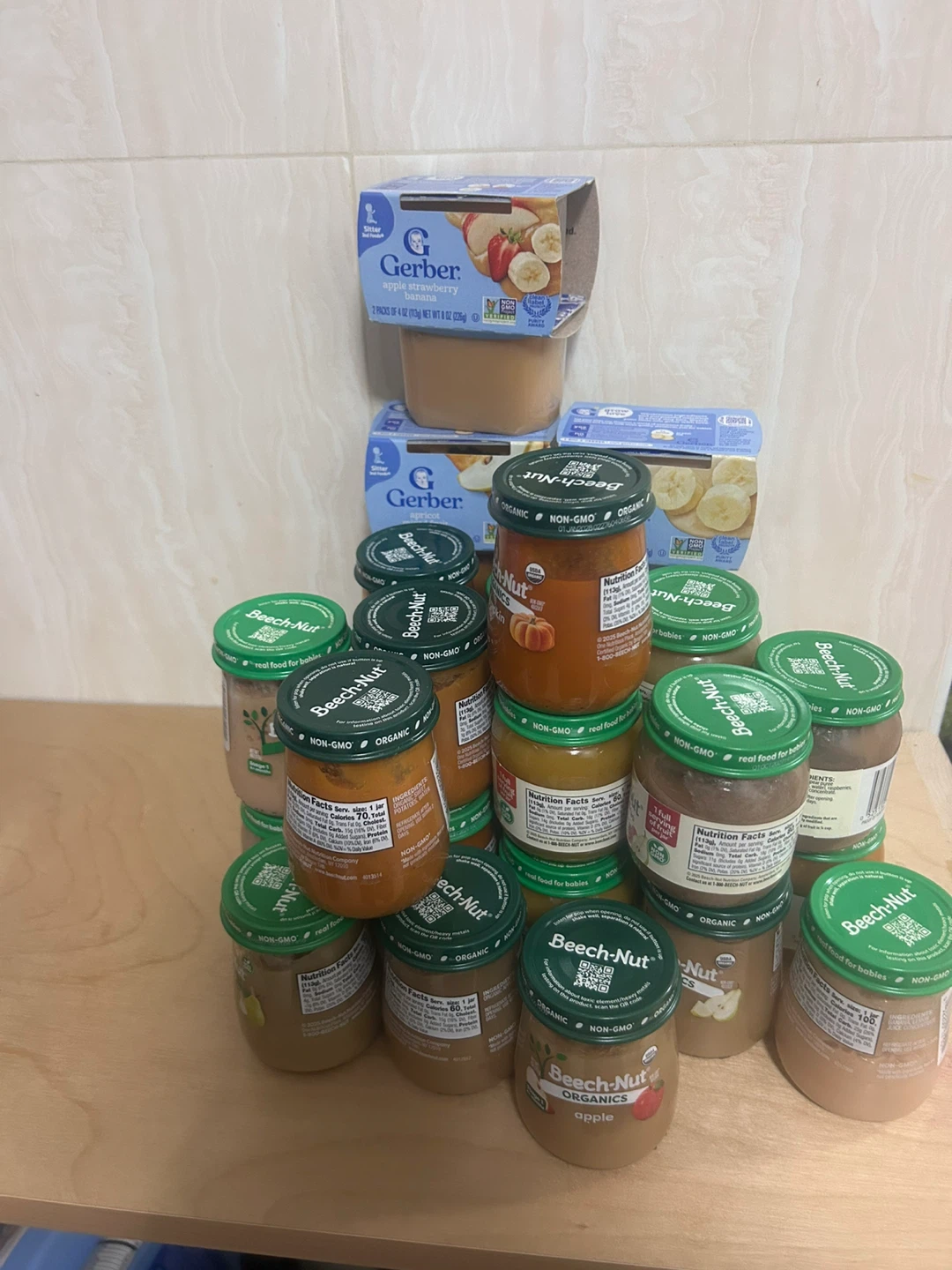 Gerber & Beech-Nut Baby Food Jars & Pouches
