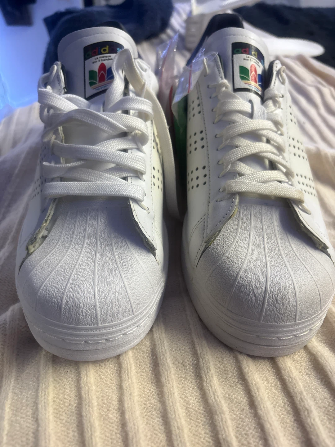 Adidas Superstar Sneakers with Extra Laces