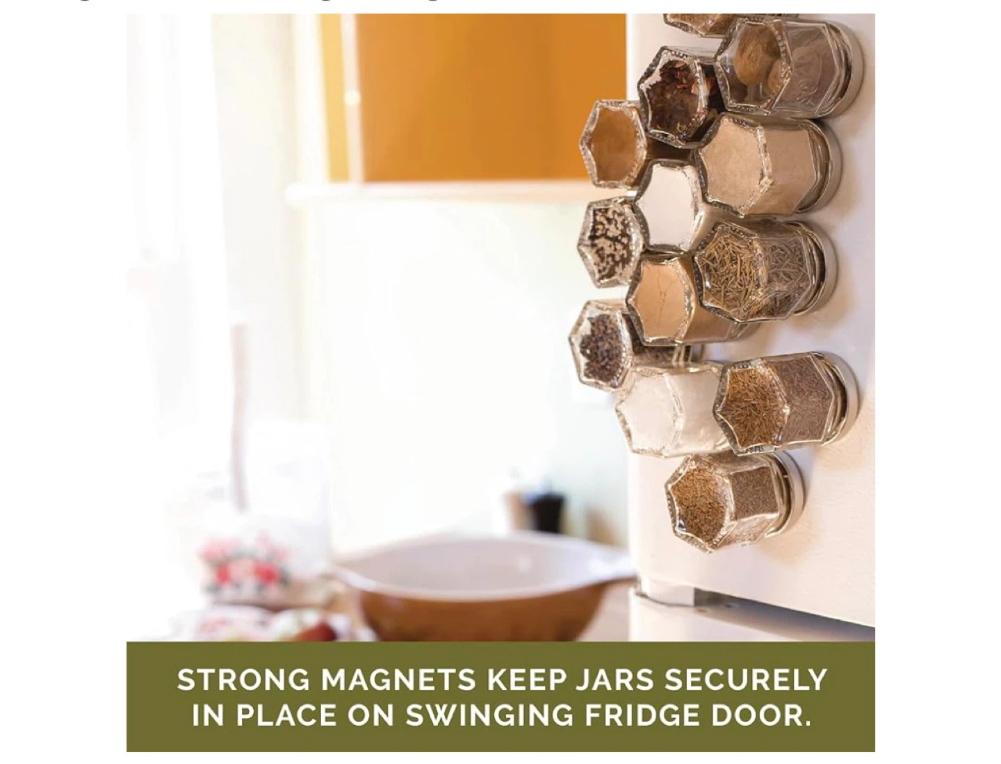 24 Glass Jars - Magnetic Lids - New 📦 - photo 3
