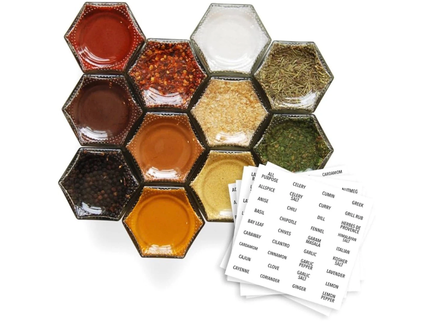 24 Glass Jars - Magnetic Lids - New 📦 - photo 2