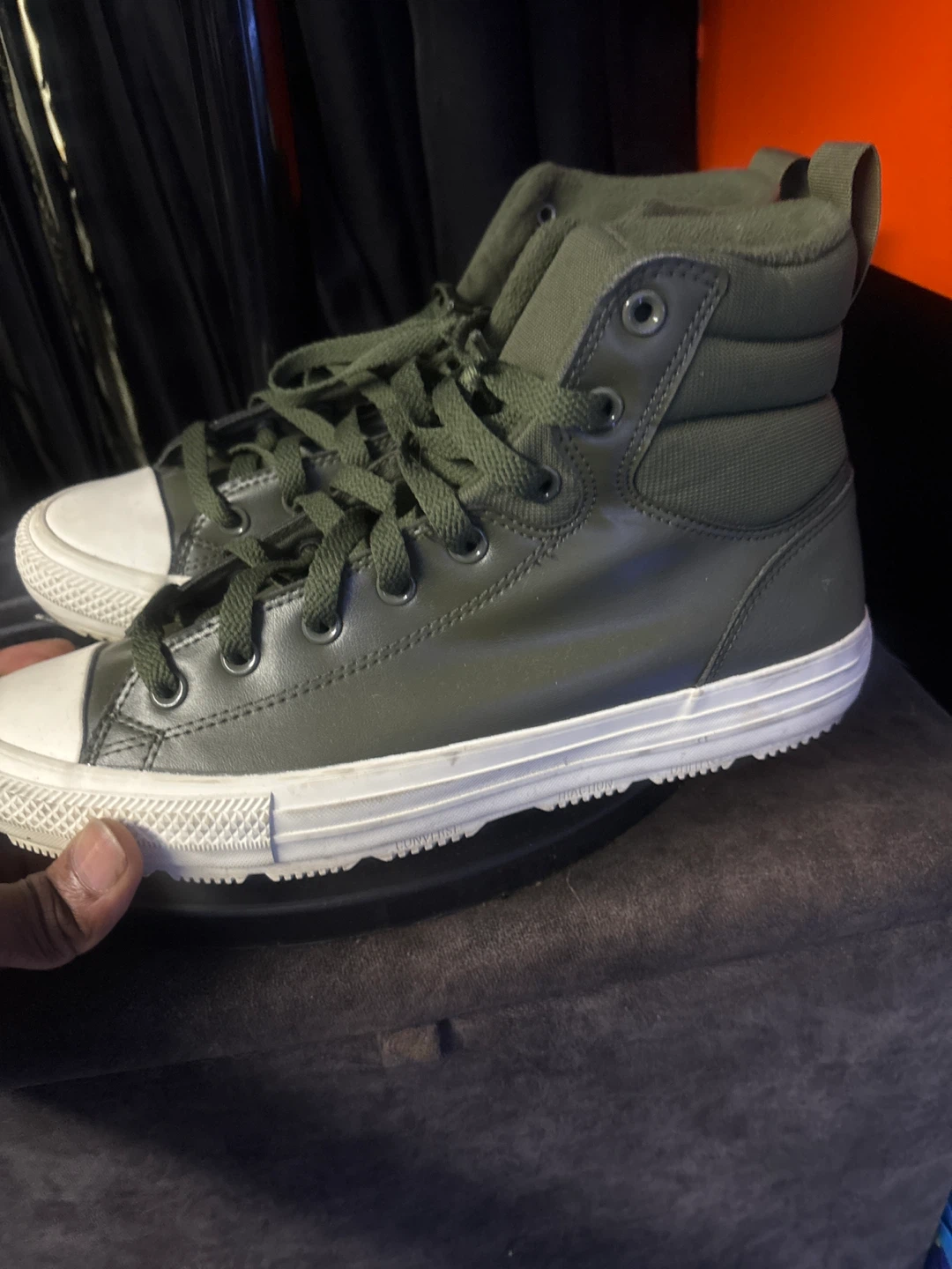 Converse Chuck Taylor All Star High Top Sneakers - Olive Green