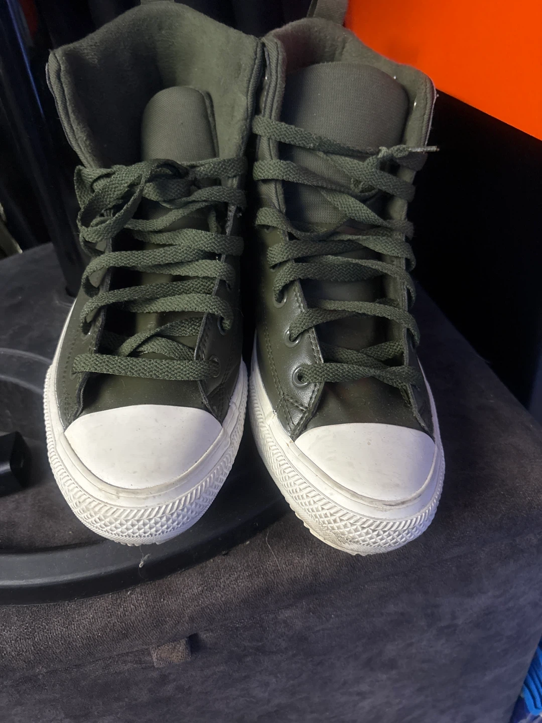 Converse Chuck Taylor All Star High Top Sneakers - Olive Green - photo 2