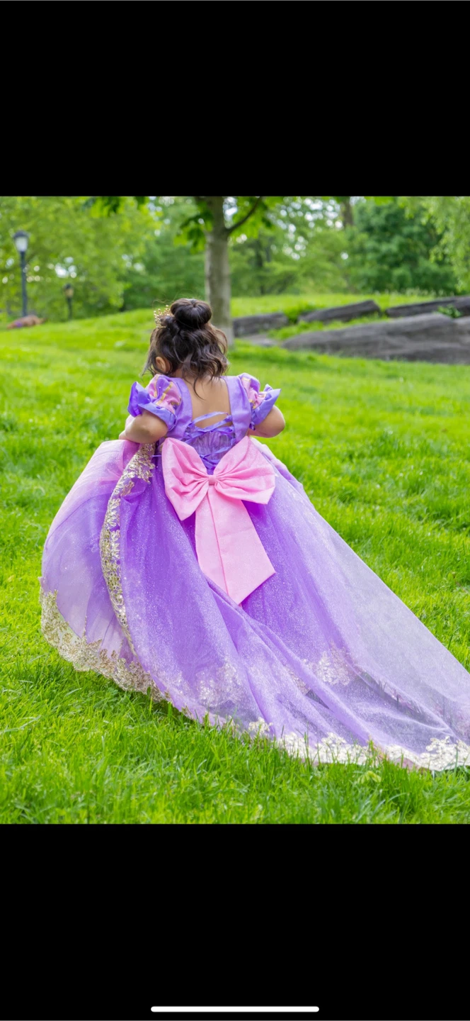 Girls Purple Princess Costume Dress - photo 5