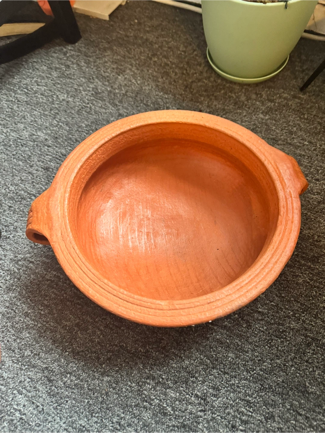 Clay Pot with Handles