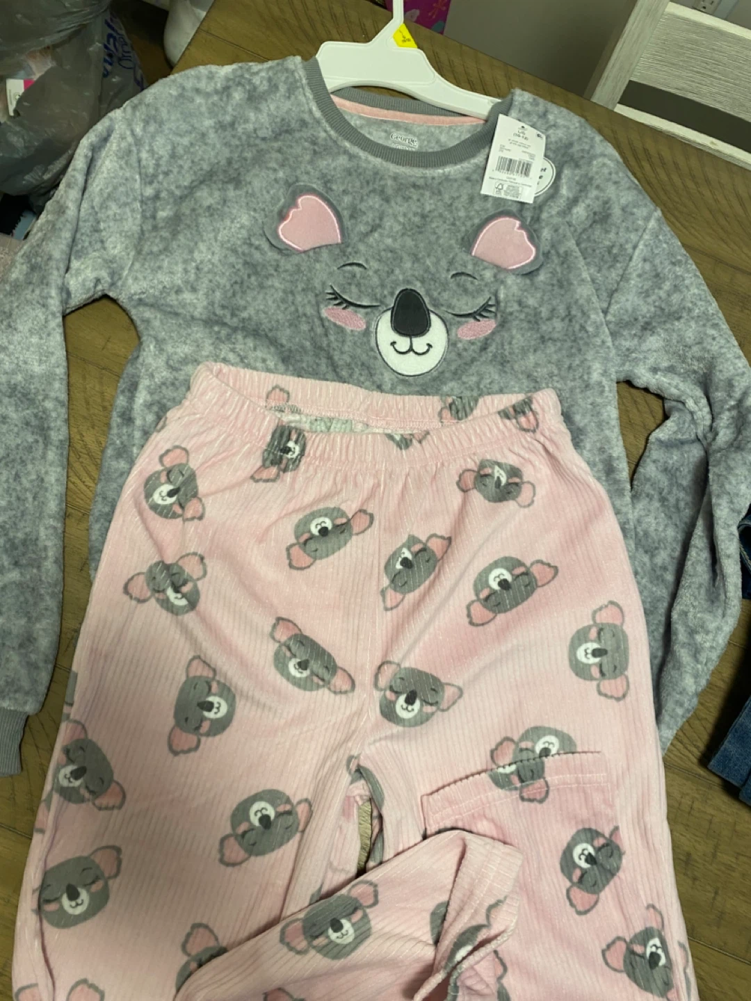 George Girls Koala Pajama Set Size L (10-12) - photo 2