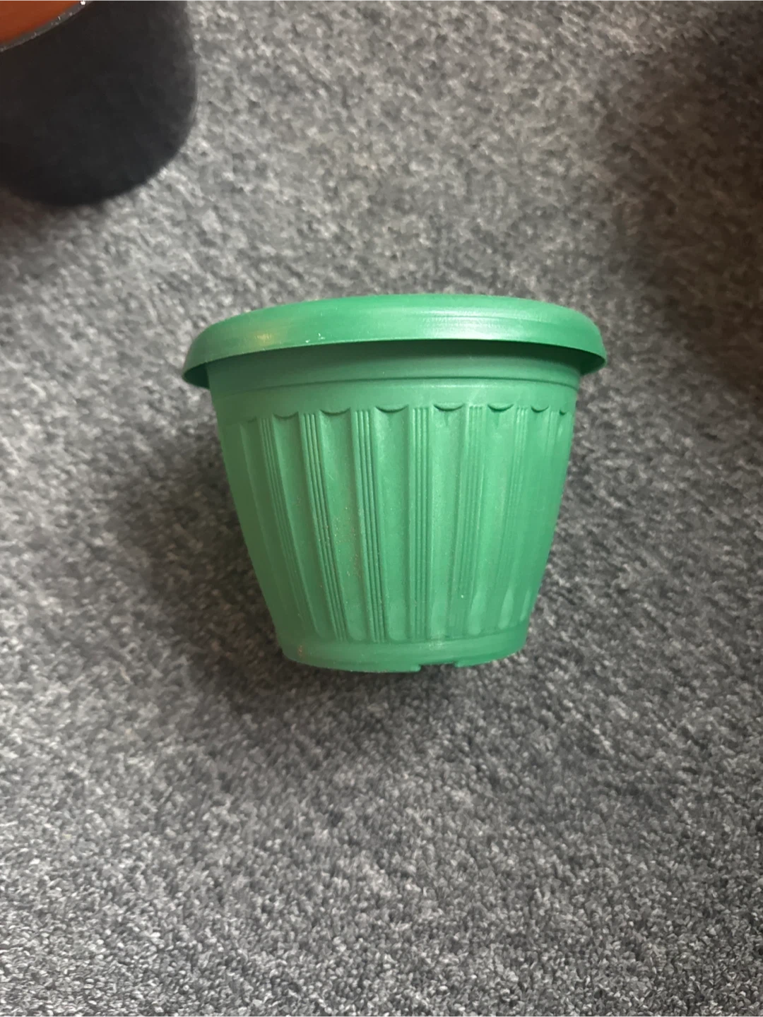 Green Plastic Plant Pot