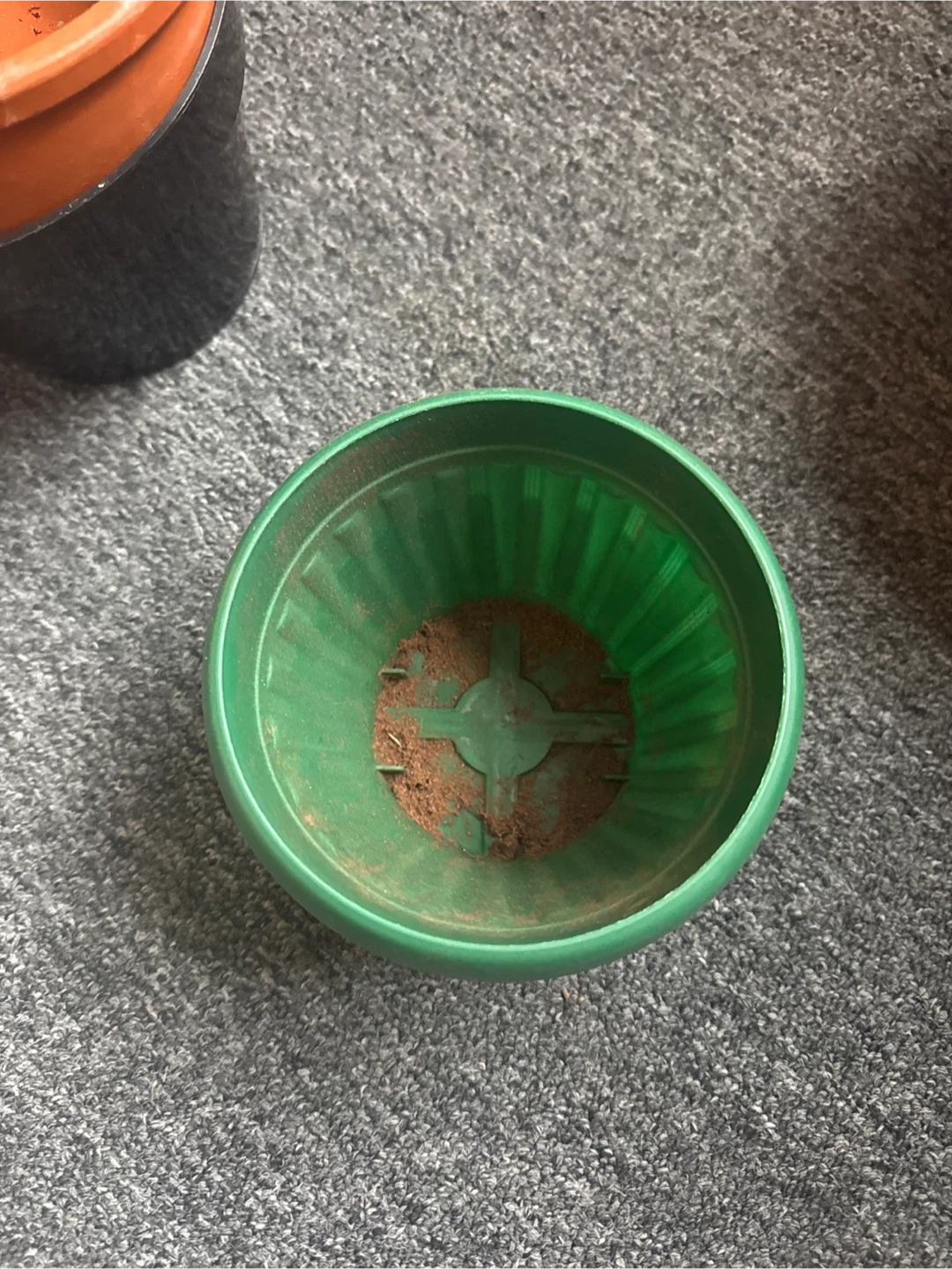 Green Plastic Plant Pot - photo 2