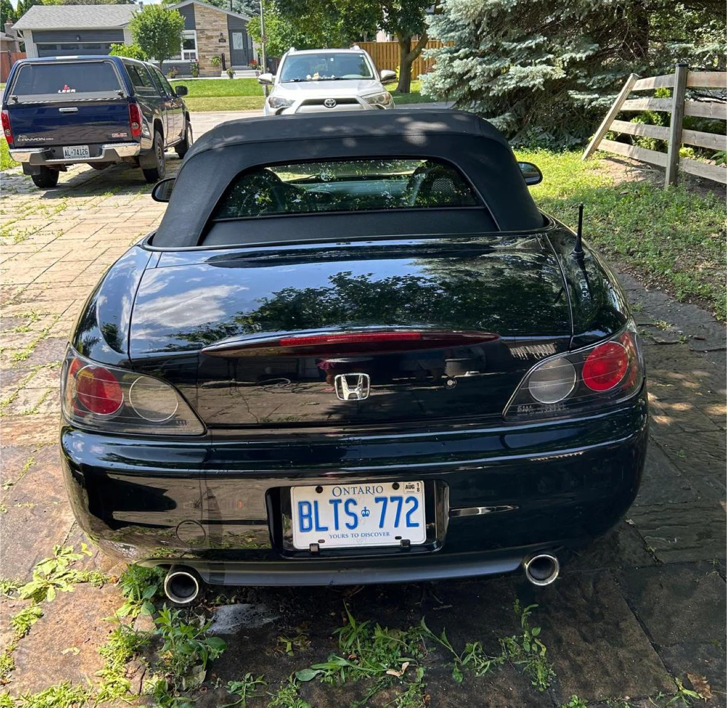 Black Honda S2000 Convertible - photo 4