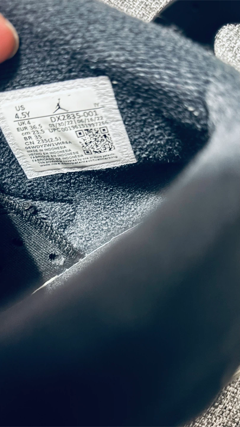 Jordan 6 Retro TD Black White Sneakers - photo 4