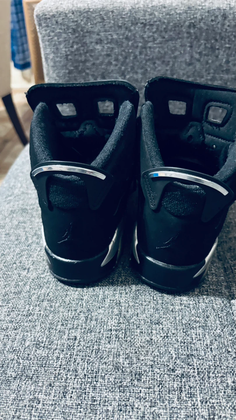 Jordan 6 Retro TD Black White Sneakers - photo 3