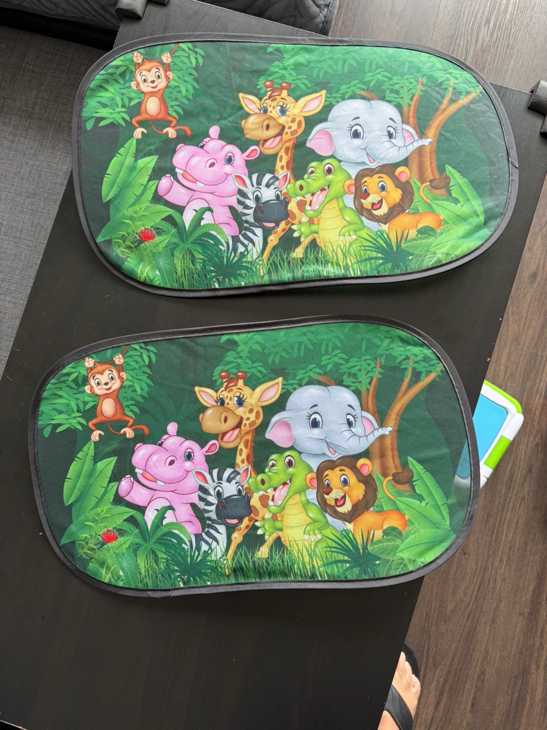 Set of 2 Car Sun Shades - Jungle Animals