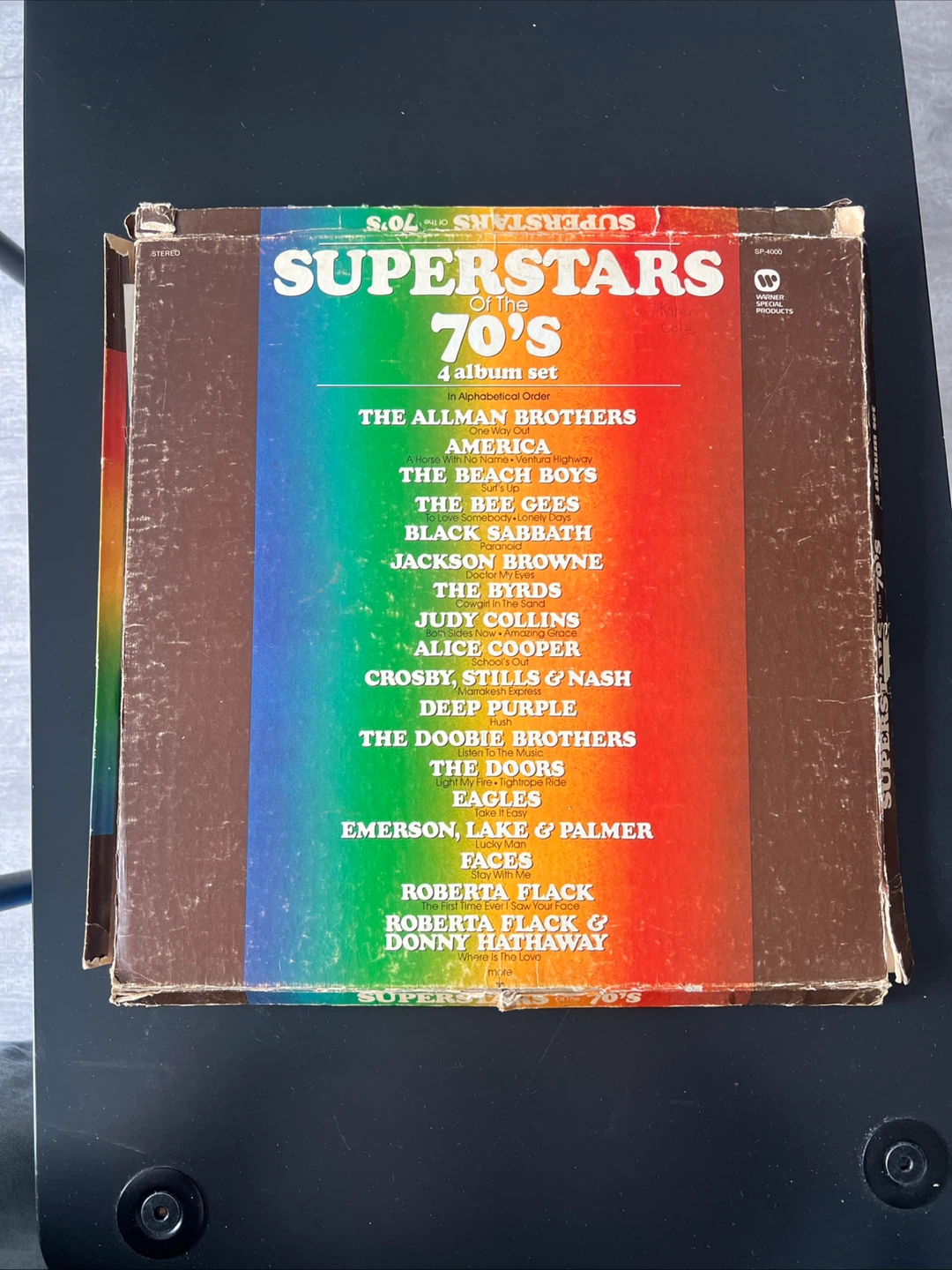 Superstars of the 70's 4 Album Set Vinyl Record