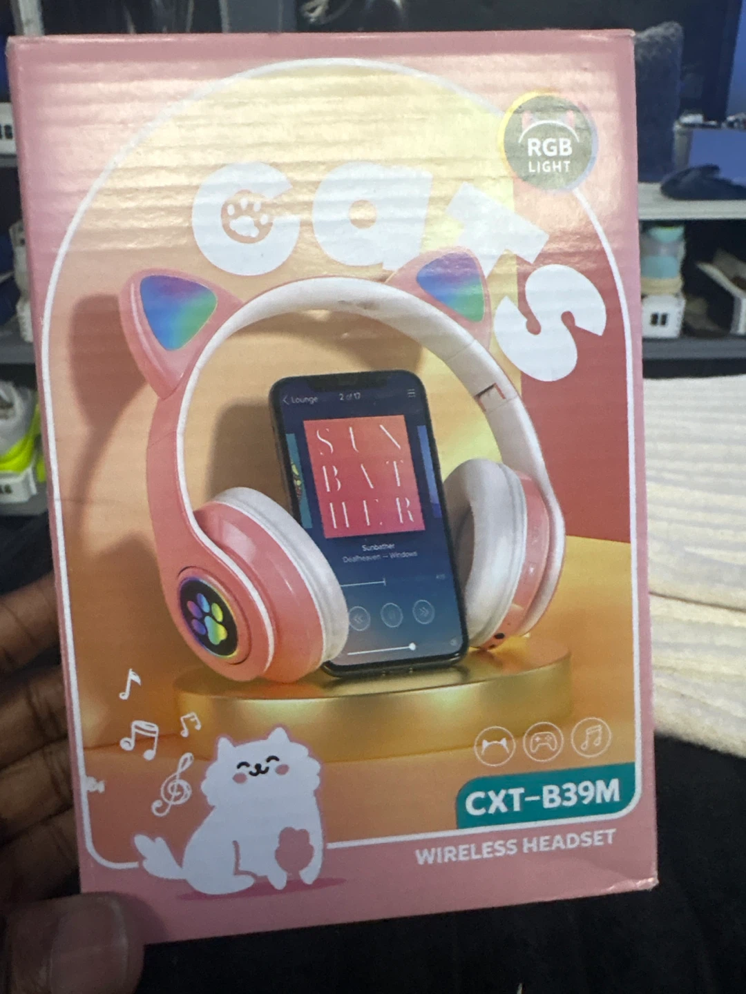 CXT-B39M Cat Ear Wireless Headset