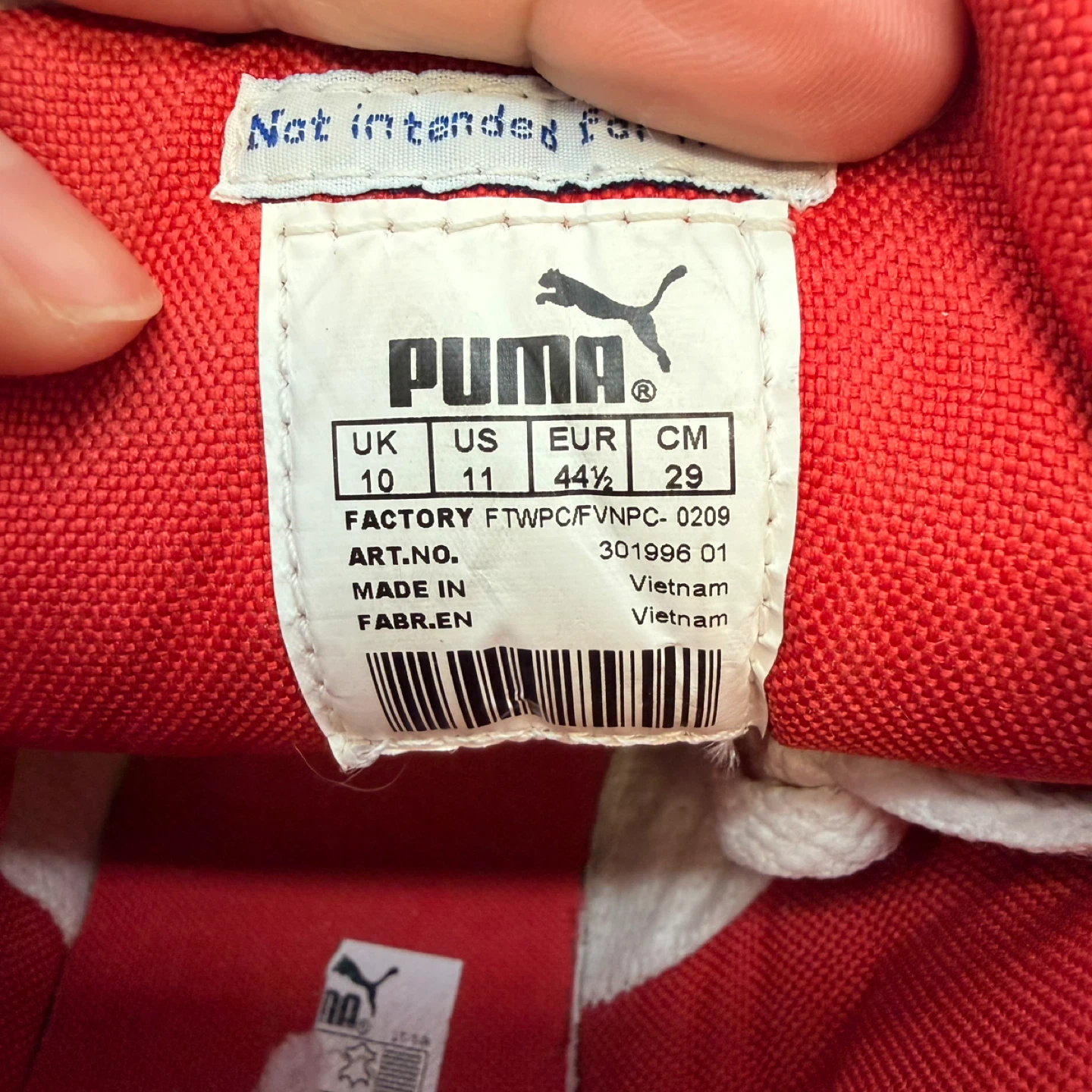 PUMA Ducati Sneakers US 11 EUR 44.5 White Red Mid Top - photo 5