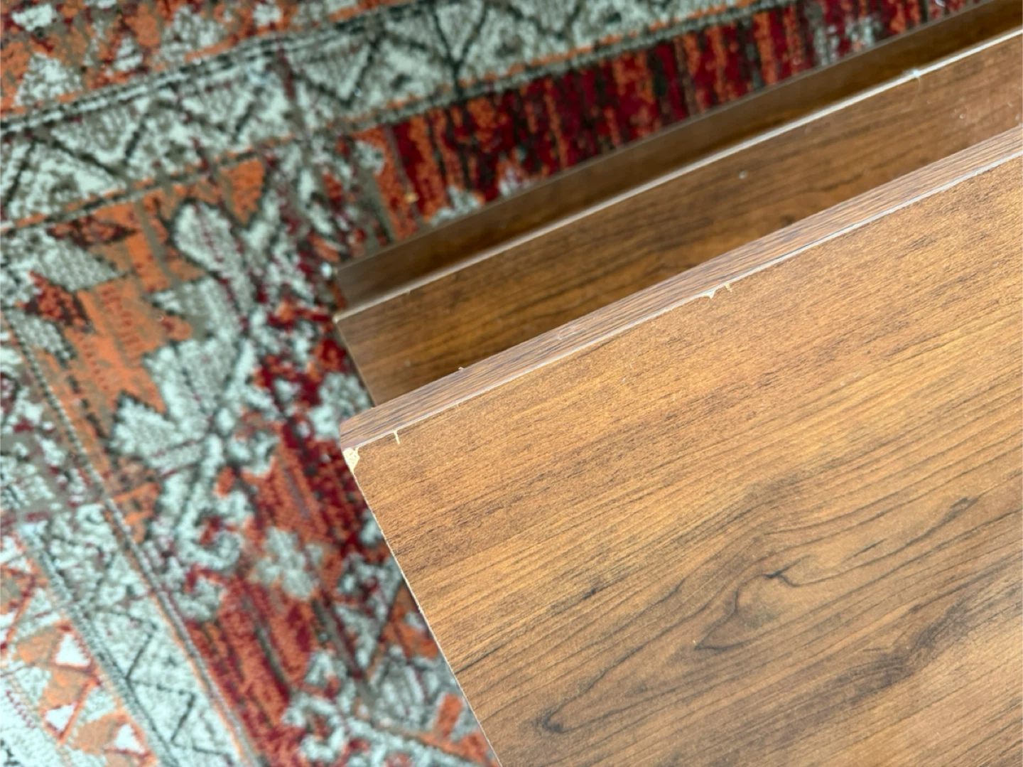 Wooden Coffee Table with Shelf - photo 3