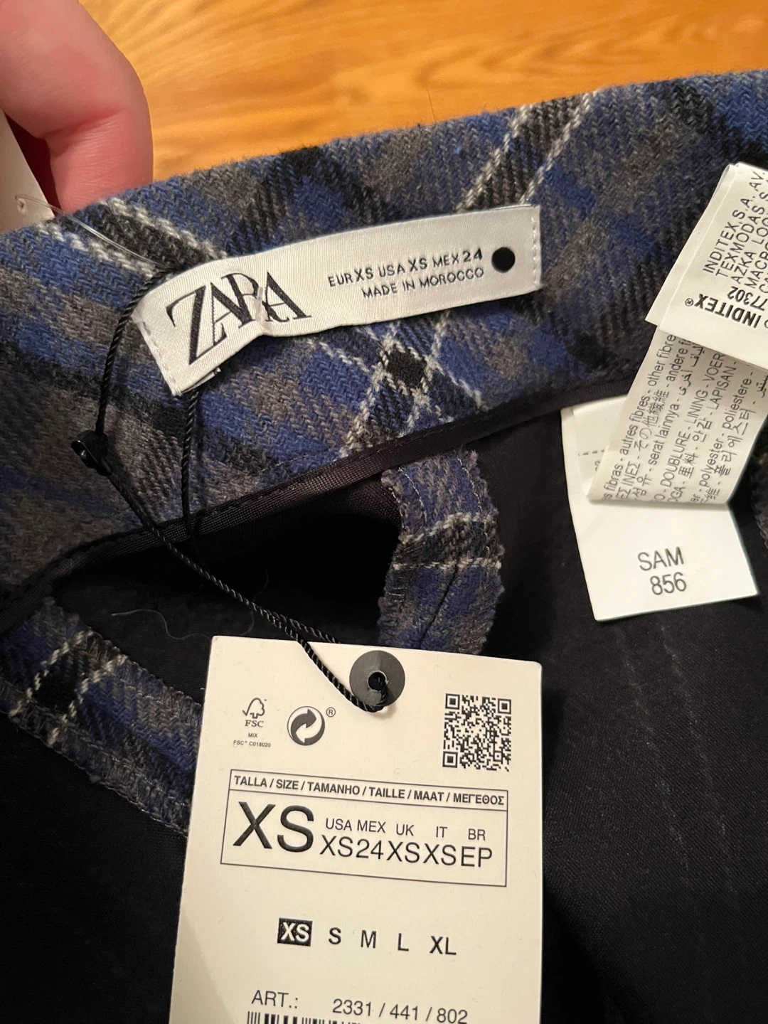 🆕ZARA Plaid Shorts - photo 2