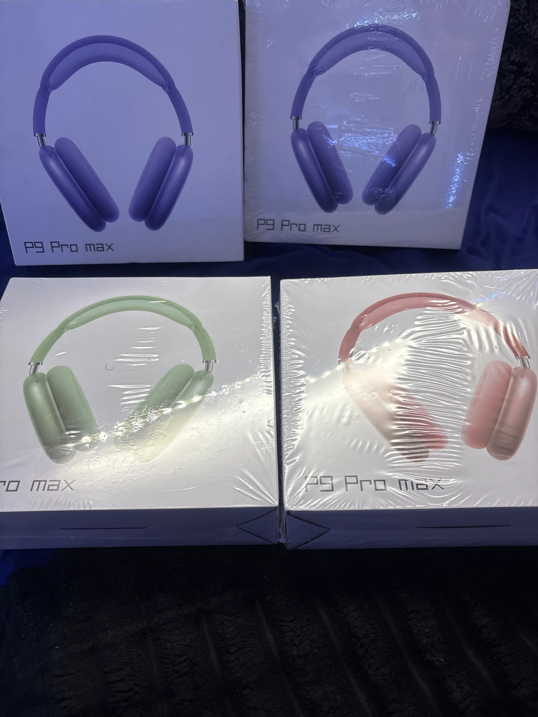 P9 Pro Max Wireless Headphones - Purple