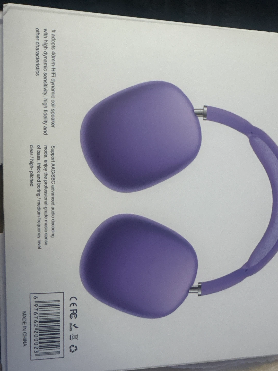P9 Pro Max Wireless Headphones - Purple - photo 4