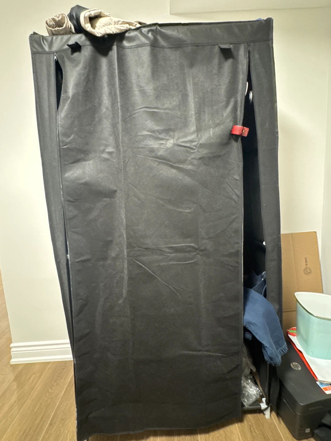 Black Portable Wardrobe