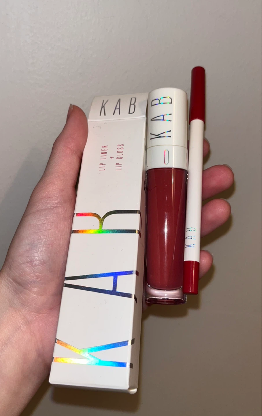 🆕KAB Lip Liner + Lip Gloss Set - photo 3